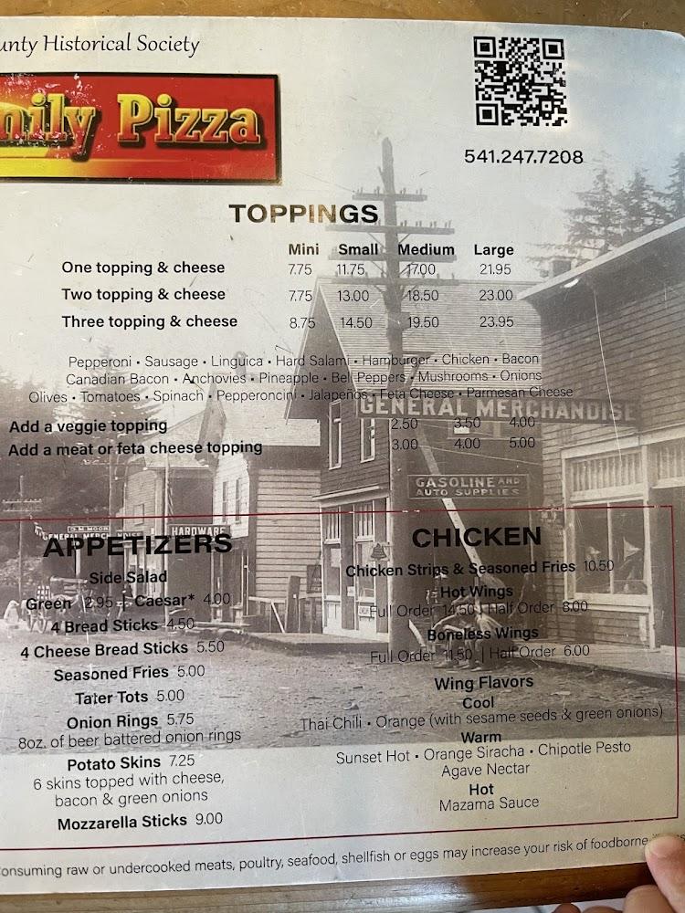 Sunset Family Pizza Menu image 3